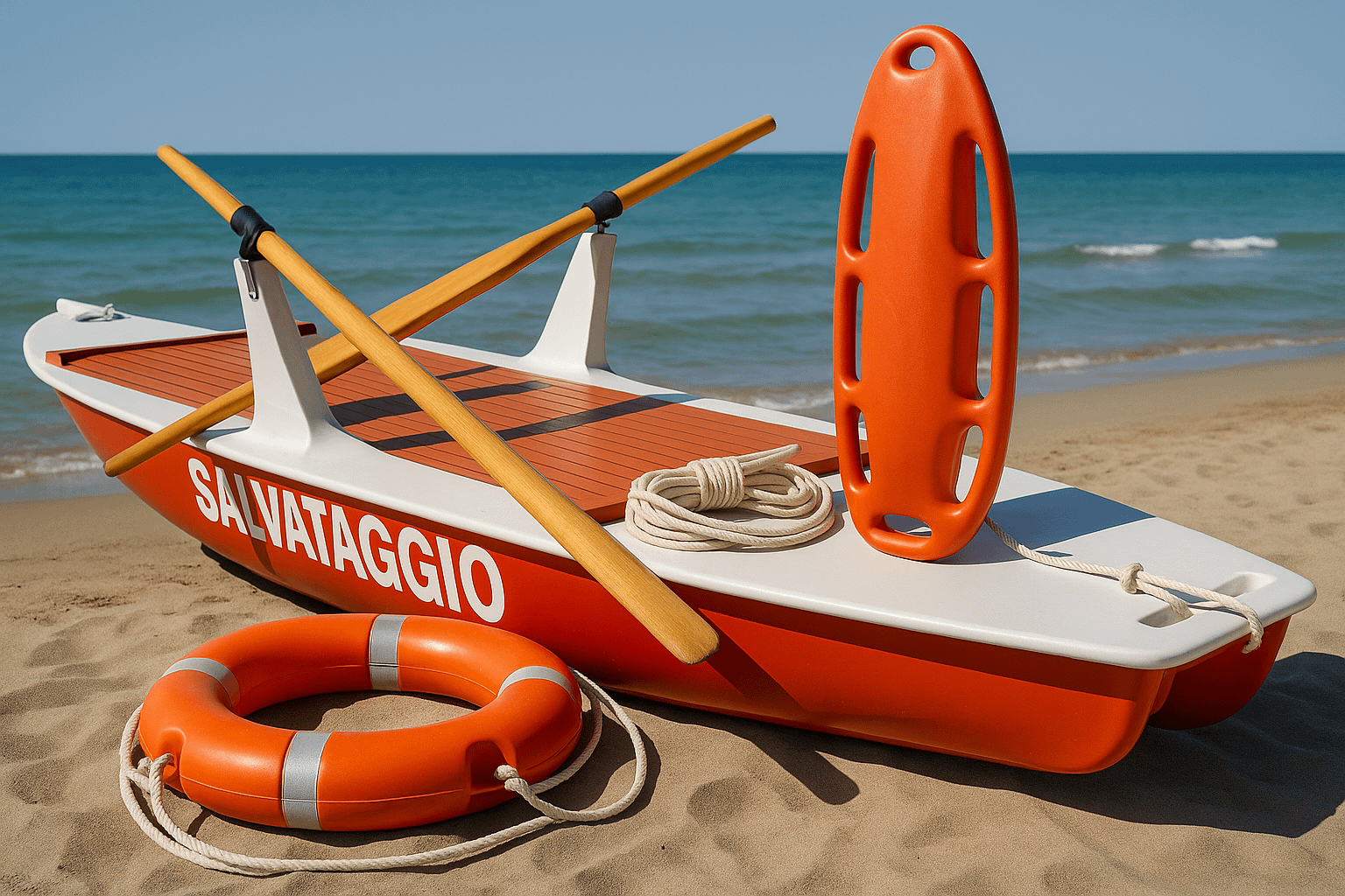 Pattino da salvataggio fornito da Luxury Sardinia